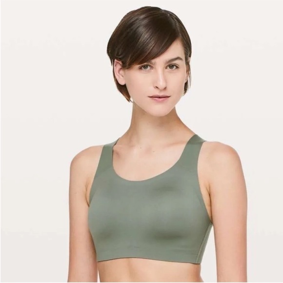 Lululemon Enlite Bra Sports Bra Misty Meadow Green SIze 38C NWT - Picture 1 of 10